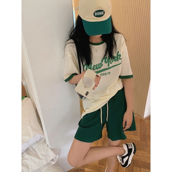 Set bộ &quot; New York &quot; ( 3 màu đen, xanh lá, xanh dương )