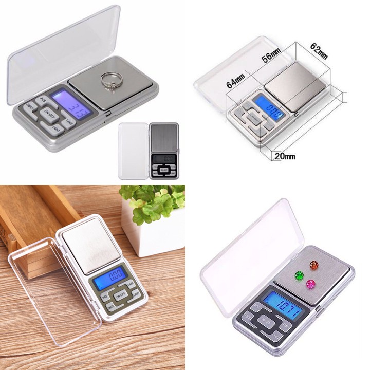 Cân điện tử mini bỏ túi từ 0.01 đến 100 gram. Cân tiểu ly chính xác, nhỏ gọn - HV Store 396