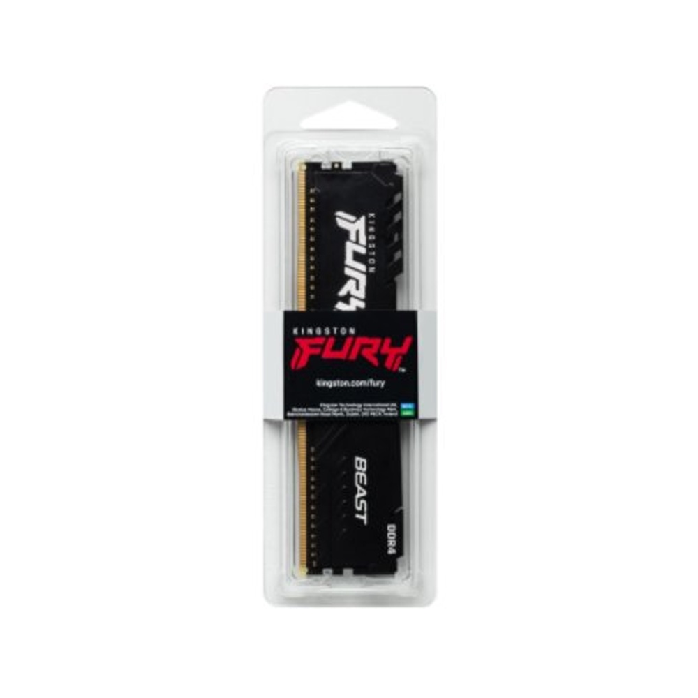 Ram PC Kingston Fury Beast Black 8GB 3200MHz DDR4 KF432C16BB/8 | BigBuy360 - bigbuy360.vn