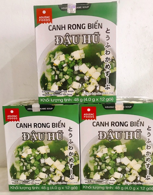 Canh rong biển Đậu hũ ASUZAC | BigBuy360 - bigbuy360.vn
