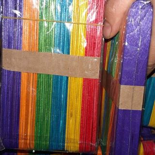 Que kem trắng, que kem màu