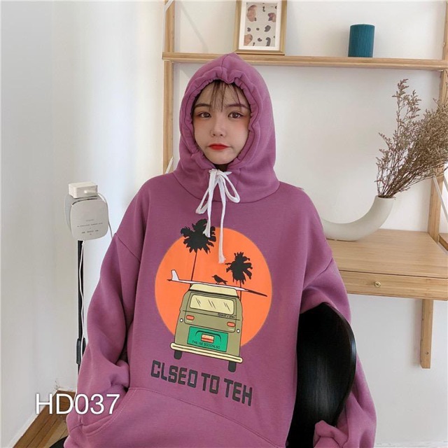 Áo hoodie nam nữ VN CLO in hình và chữ clseo toteh - HD037