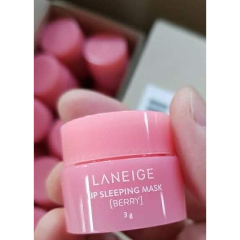 Mặt Nạ Ngủ Môi Laneige Lip Sleeping Mask Berry 3g - Dưỡng Ẩm Và Làm Mềm Môi