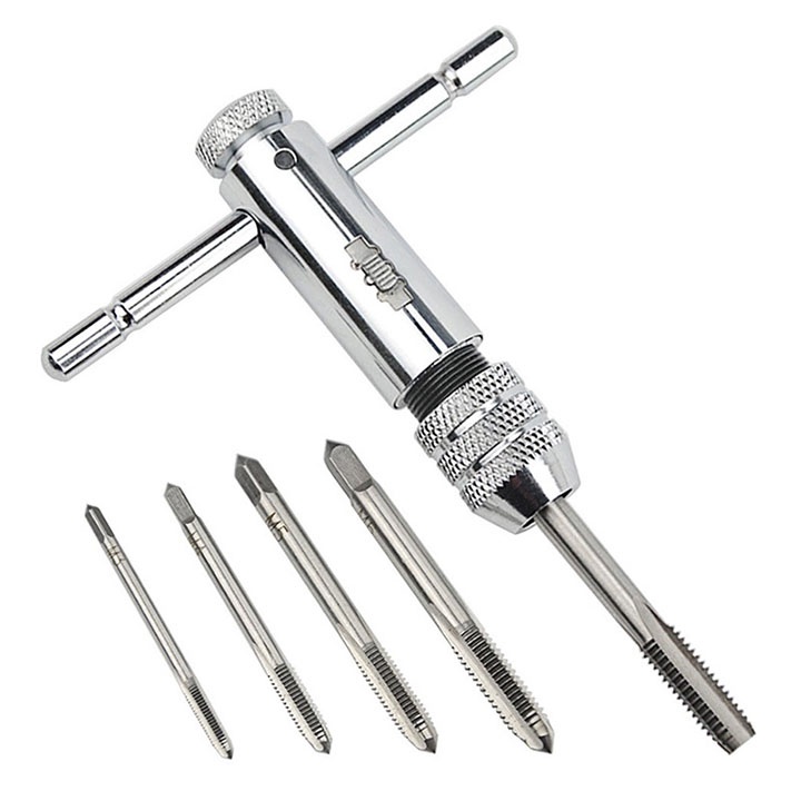 Tay Quay Taro Tự Động -  Kèm 5 mũi taro từ m3 đến m8