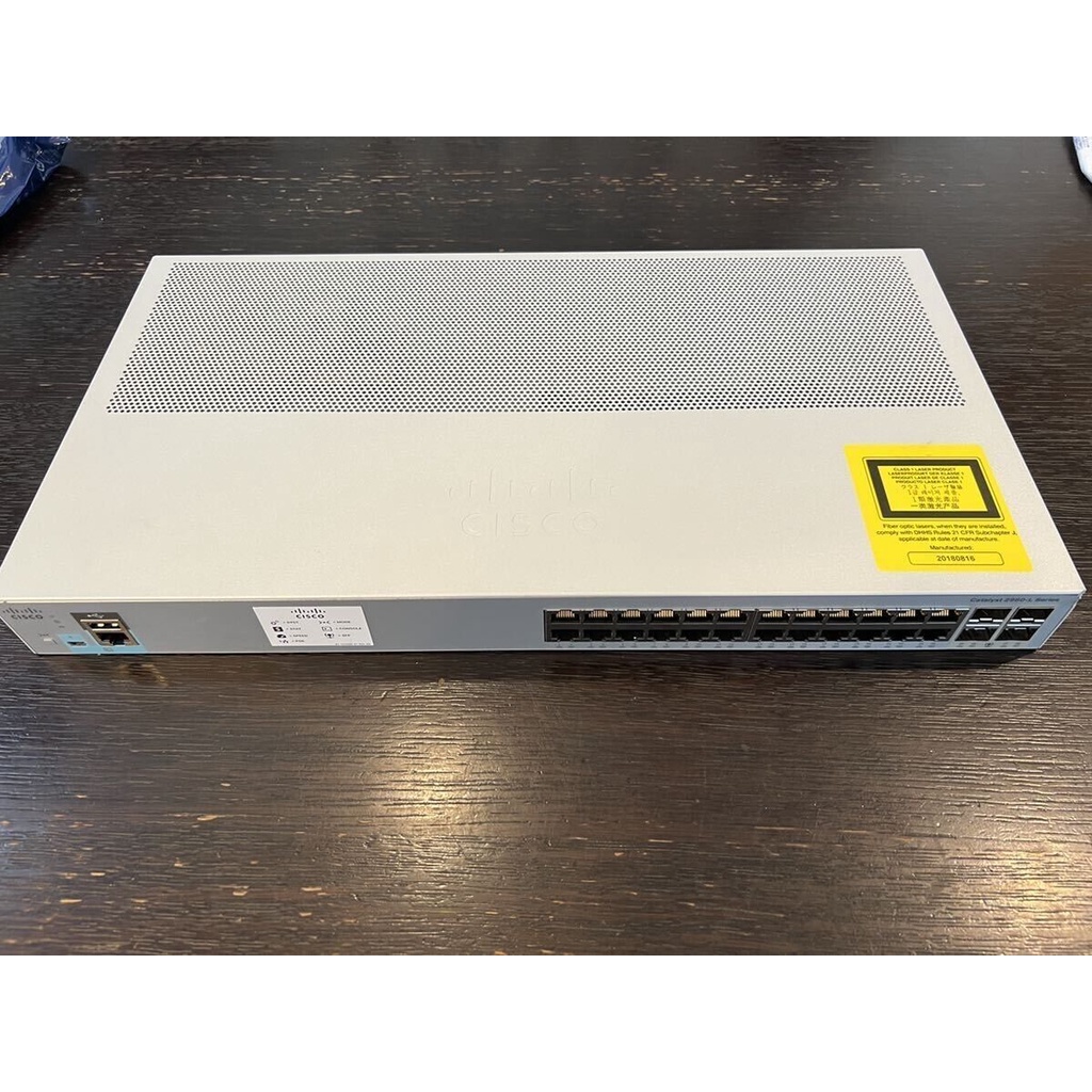 Cisco Catalyst WS-C2960L-24TS-LL | Bộ Chia Mạng Access Switch, 24x RJ45 10/100/1000, 04x SFP GE