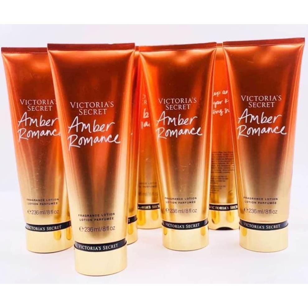 [ CHÍNH HÃNG ] Dưỡng Thể Nước Hoa VICTORIA'S SECRET AMBER ROMANCE FRAGRANCE LOTION 236ml | BigBuy360 - bigbuy360.vn