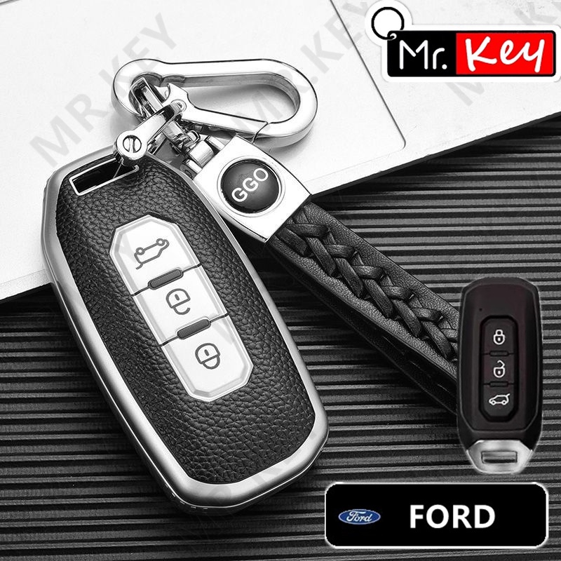 Vỏ Da TPU Bảo Vệ Chìa Khóa Điều Khiển Từ Xa Thông Minh Cho Xe Hơi Ford Territory EV