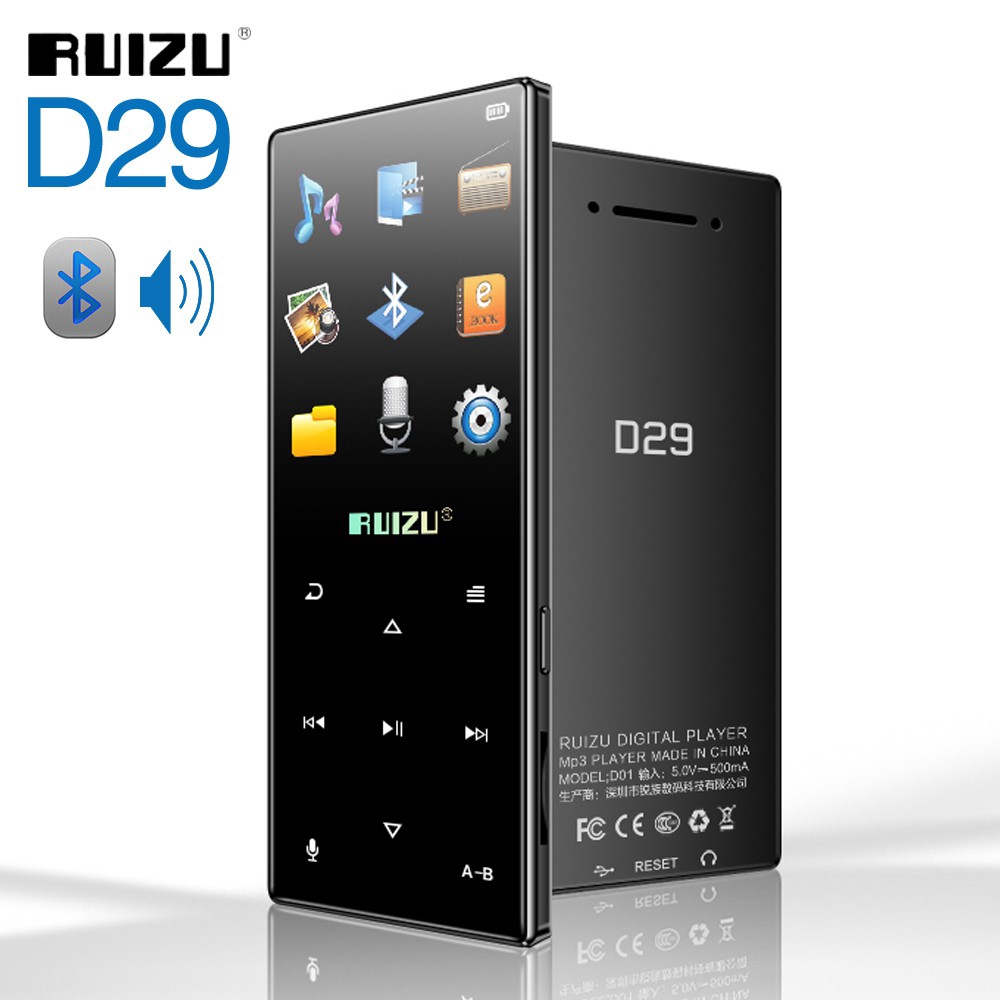 Bộ Máy Nghe Nhạc Mp3 Bluetooth 8gb Ruizu D29