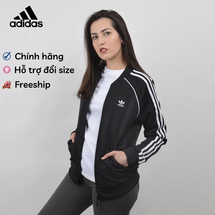 ADIDAS CHÍNH HÃNG - Áo khoác nữ Adidas SST - FM3288