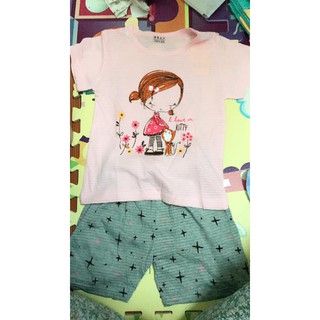 Sale Thanh lý Bộ cotton tăm cho bé trai, gái size trung