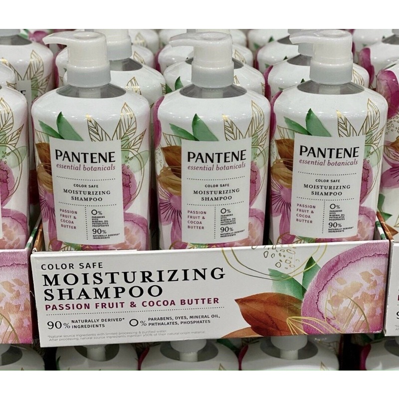 Dầu gội PANTENE Essential Botanicals - Hương Chanh Dây và Chiết Xuất Bơ Cacao 1.13L