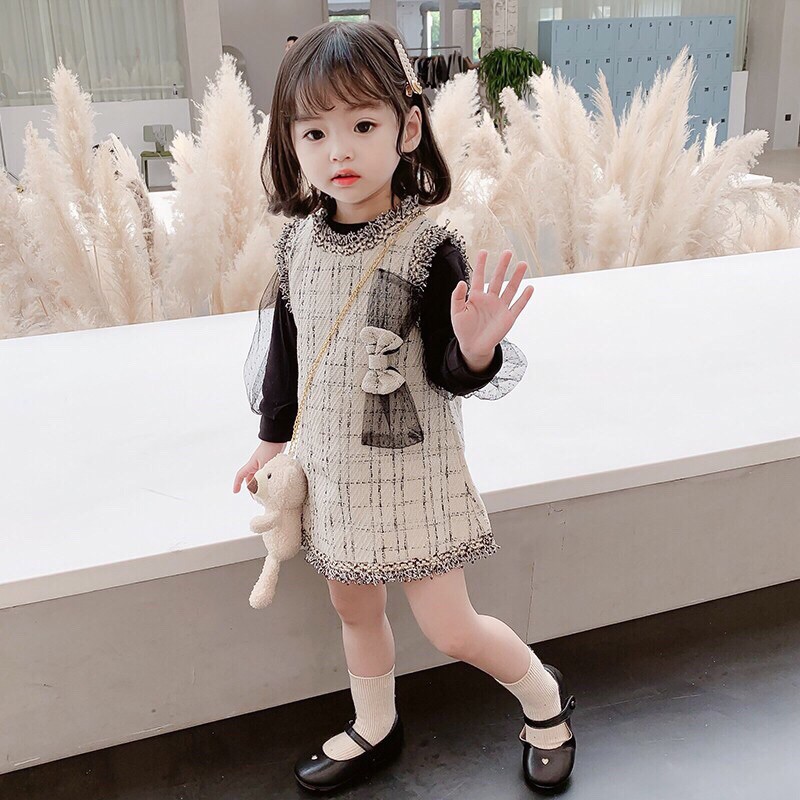 váy dile Dạ tiểu thư cho bé gái