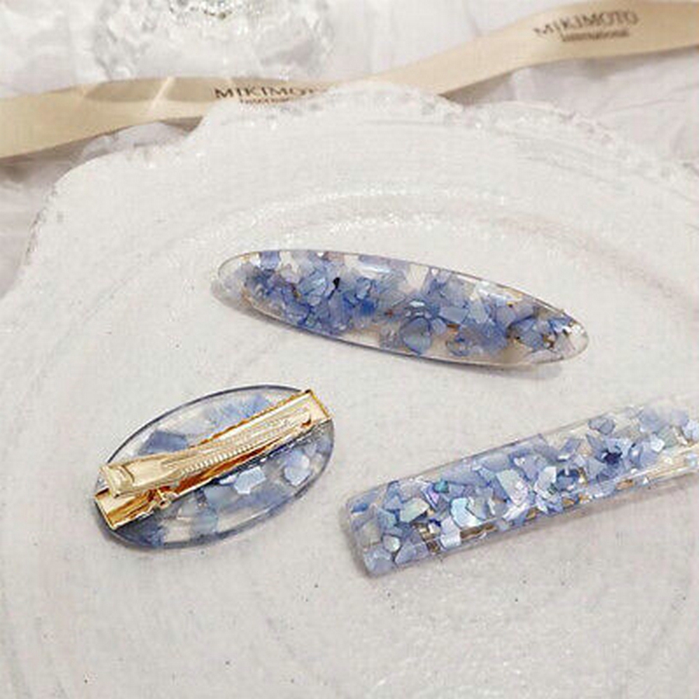 Kẹp tóc chất liệu Acrylic kiểu dáng vintage thời trang nữ