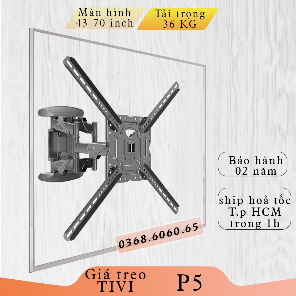 P5 #Giá treo Tivi #Chính hãng North Bayou #Giá treo Tivi gắn tường #Xoay đa năng [màn hình 32 35 40 43 50 55 65 70inch]