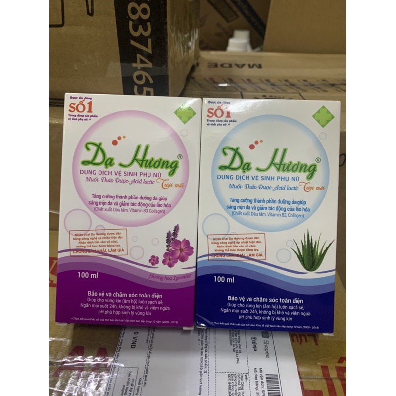 Dung Dịch Vệ Sinh Phụ Nữ Dạ Hương 100ml