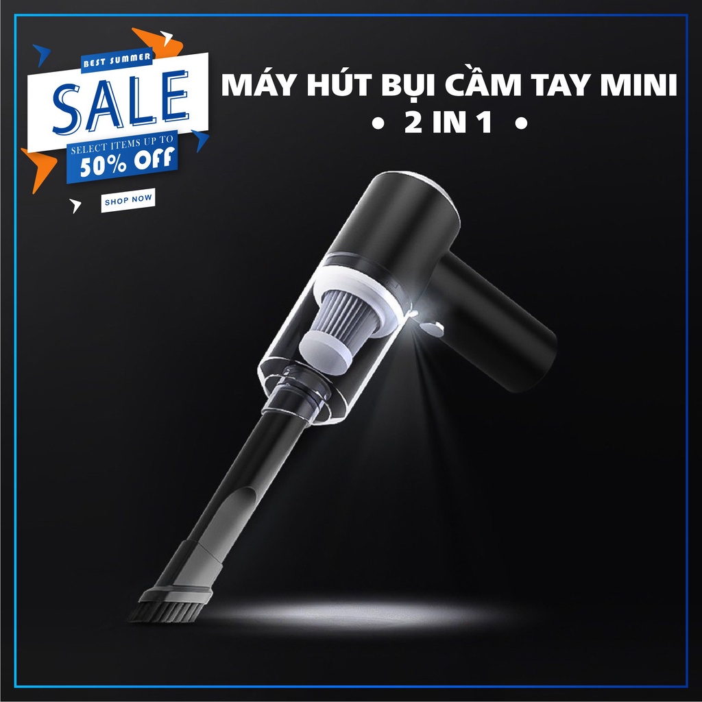 [ TÍCH ĐIỆN ] Máy hút bụi KHÔNG DÂY cầm tay tiện lợi chất lượng 120w