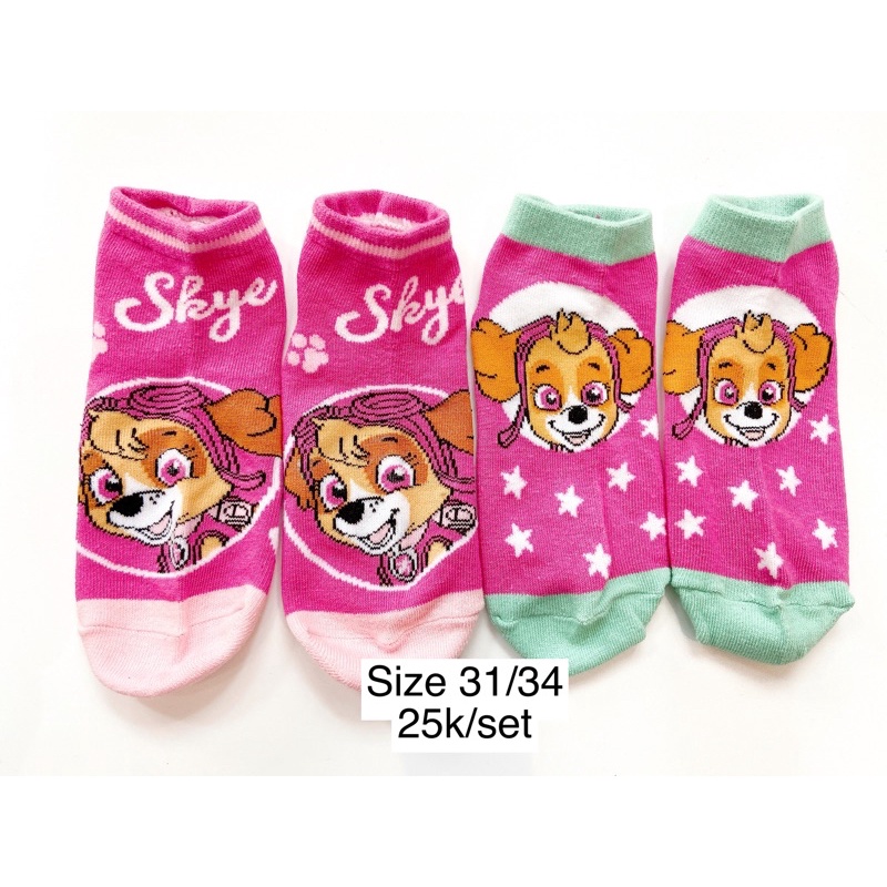 Set tất bé gái búp bê LOL chống trượt size giày 31/34 (6-10tuổi)