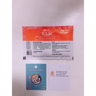 E.lac men tiêu hoá sống cho chó mèo gà chim - lai nhự pet -