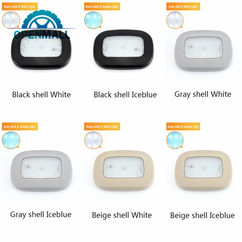 Đèn LED đọc sách sạc USB gắn trần xe hơi tiện lợi