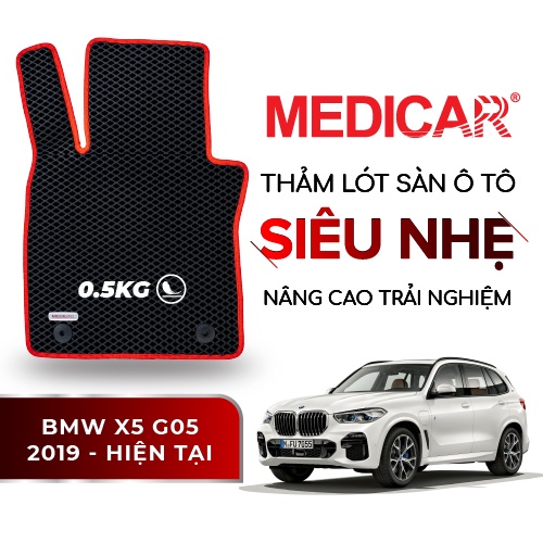 MEDICAR - Thảm Lót Sàn ô tô BMW X5 (E70) (2006-2012) 7 chỗ