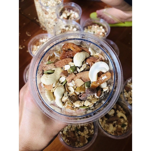 Granola Siêu Hạt – Ngũ Cốc Healthy – Ngũ Cốc Granola – Granola Giảm Cân – Ngũ Cốc Cho Dân Tập Gym - Granola Ăn Kiêng