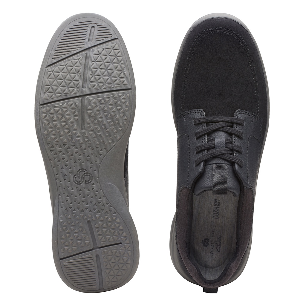 Giày thể thao nam CLARKS StepStrollLace màu đen