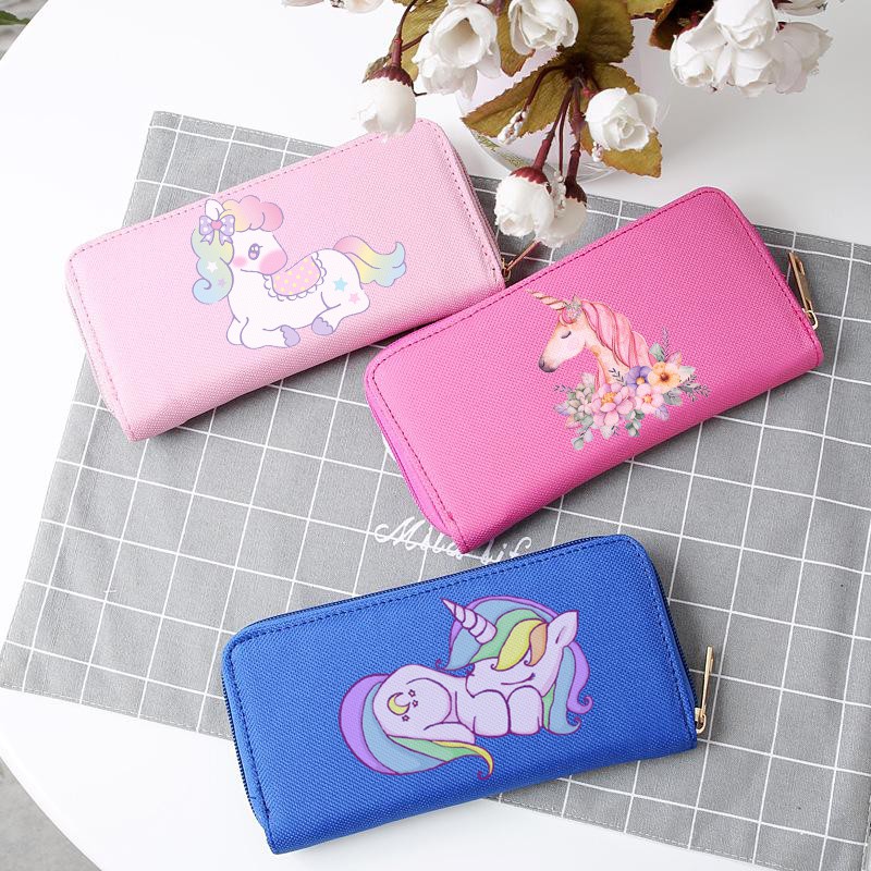 Ví ngựa thần VBI10 ví dáng dài bóp unicorn hoạt hình cute dễ thương