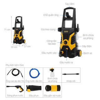 Máy xịt rửa Tolsen 79571 - 1800W