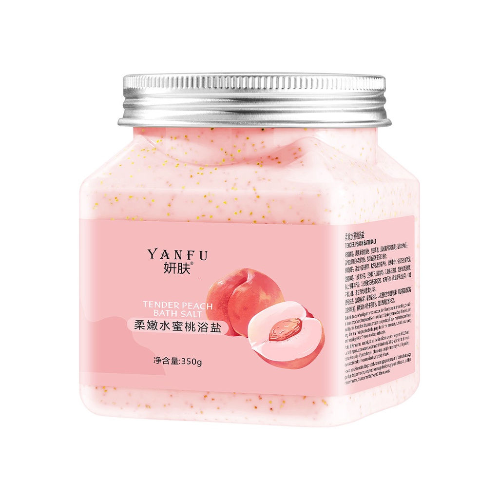 Tẩy tế bào chết chiết xuất tinh chất từ quả đào,Tẩy tế bào chết toàn thân, Tẩy Tế Bào Chết Mặt，làm trắng da toàn thân