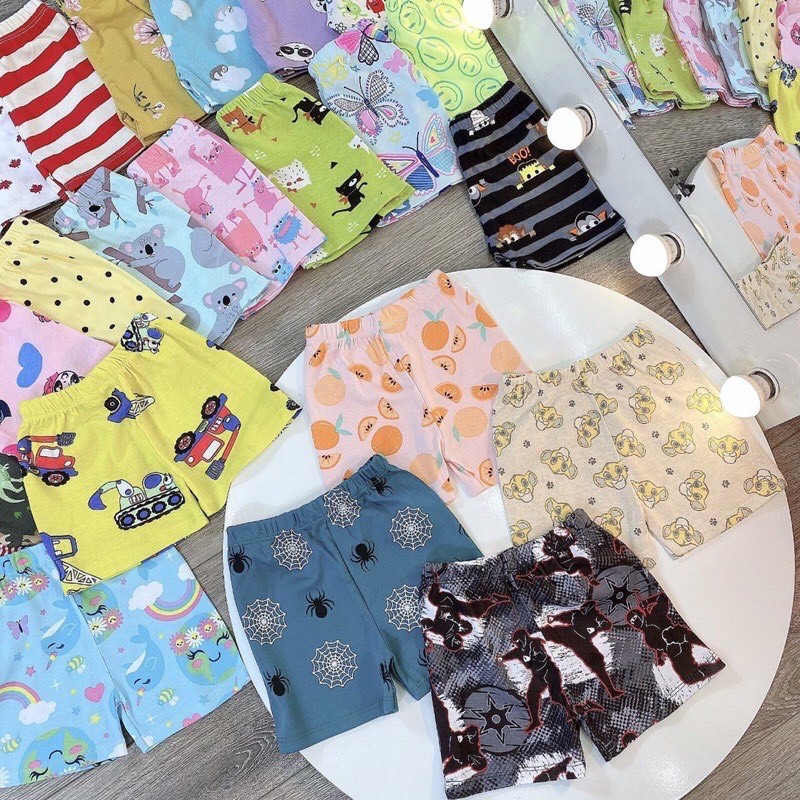 Siêu rẻ quần chục cotton siêu thoáng mát dành cho cả bé trai và gái size 7-17kg