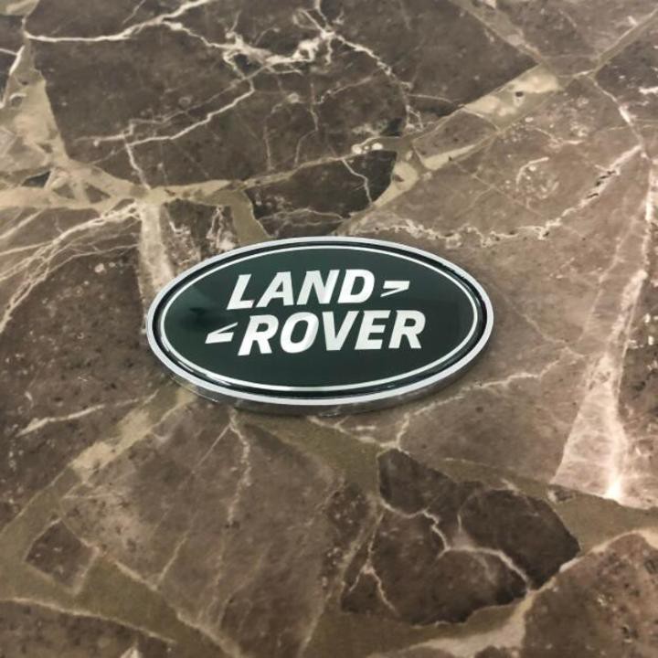 Huy hiệu Logo biểu tượng sau xe Land Rover kích thước 90×48mm - Mã: RRS90