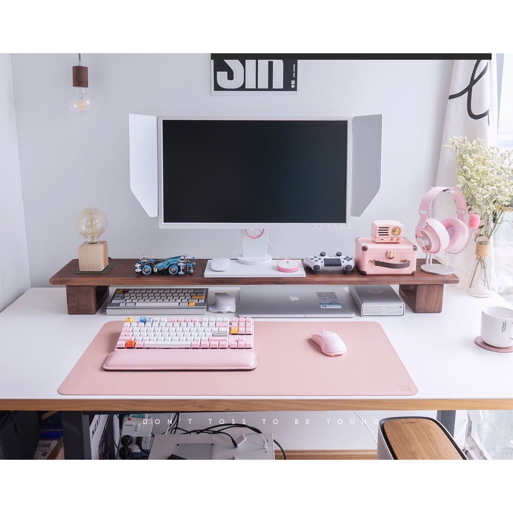 [Size Lớn 120x60]Deskpad Lót Chuột Mouse Pad, Thảm Da Lót Bàn Làm Việc Cỡ Lớn Chống Thấm Nước Nhiều Màu