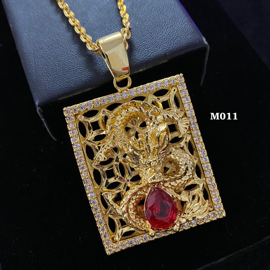 MẶT DÂY CHUYỀN XI MẠ VÀNG M011