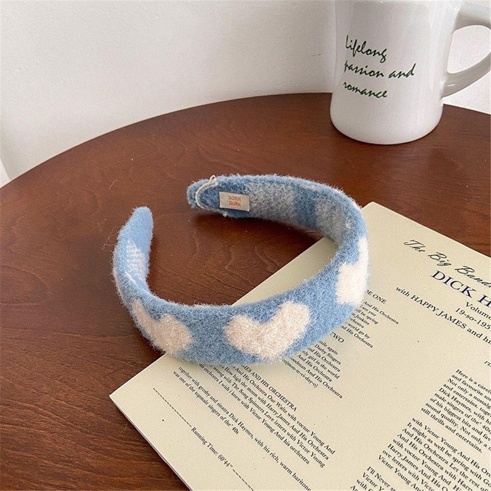 FUTURE Hair Accessories Headband Sponge Hairband Head Hoop Women Non-slip Headwear Fashion Padded Sweet Korean