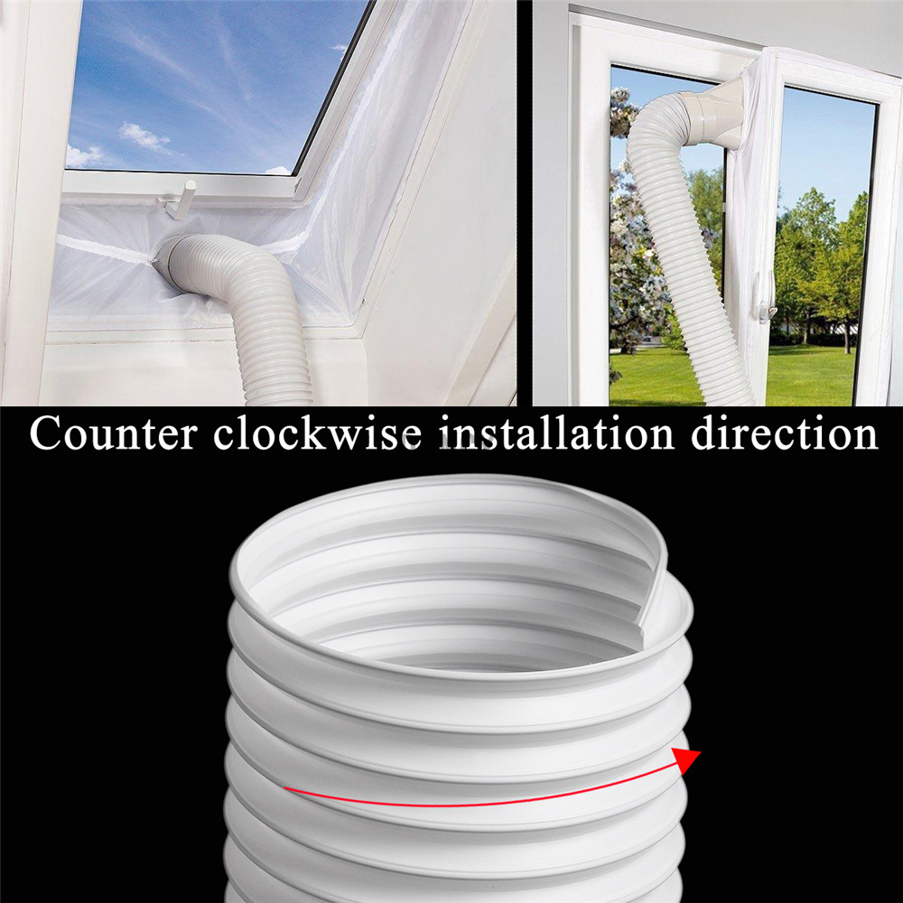 2.5M/1M Flexible Air Conditioner Exhaust Pipe Vent Hose Duct Outlet 130/150mm