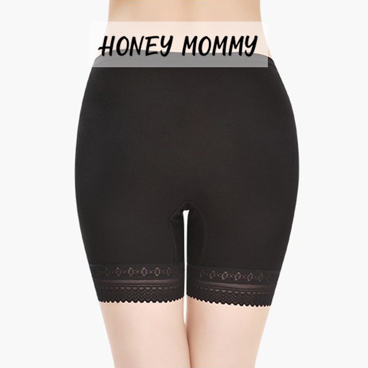 Quần Bầu Mặc Trong Váy Cạp Chéo Chất Cotton Phối Ren Honey Mommy