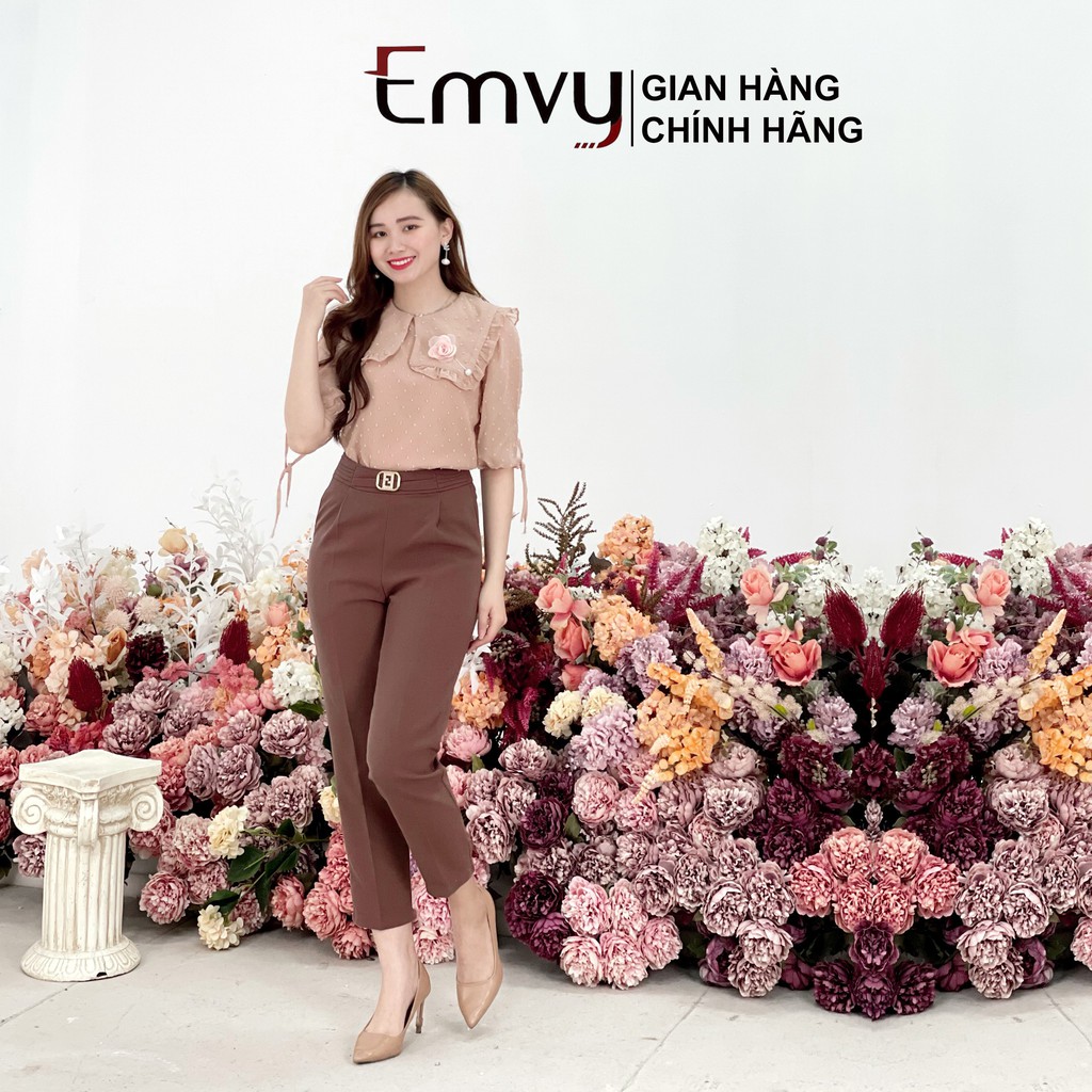 [Mã WASTUP giảm 10% tối đa 30K đơn 99K] Áo sơ mi nữ Thiết Kế Voan Tơ Tay Lỡ EMVY- H12 | BigBuy360 - bigbuy360.vn