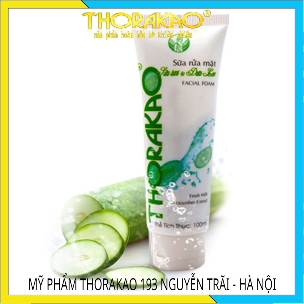 Sữa rửa mặt sữa tươi dưa leo thorakao