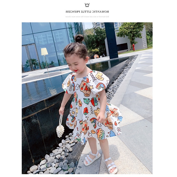 Váy bé gái AM873 - Đầm bé gái siêu mát TTR276
