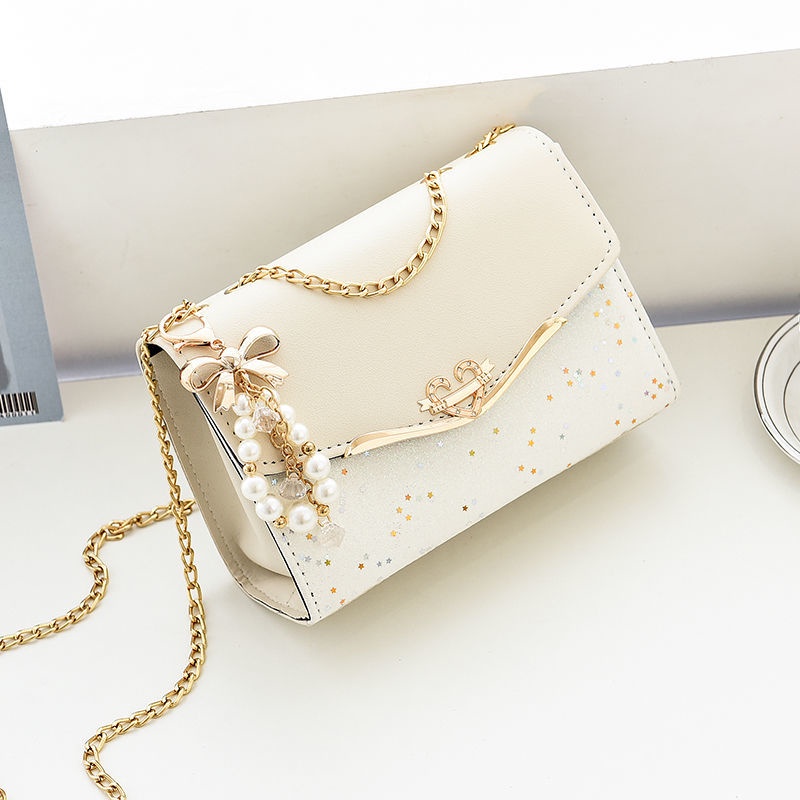 Túi đeo chéo đính kim sa lấp lánh thời trang