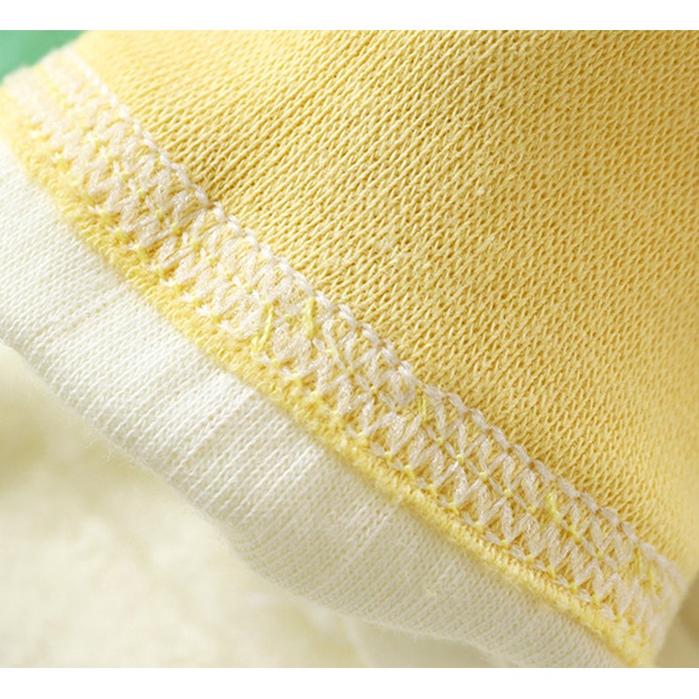 Bộ dài tay cạp cao cài vai cho bé trai bé gái sơ sinh 6-16kg, chất liệu Trần Bông/ Cotton Tăm Tre xuất Hàn