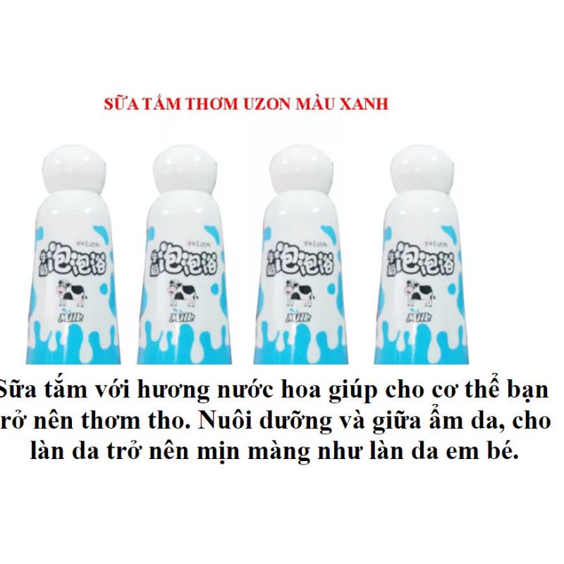 Sữa tắm con bò uzon 500ml