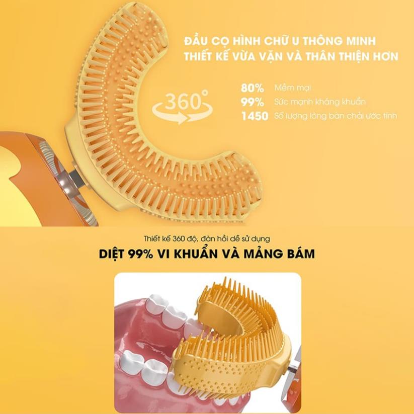 Dây sạc bàn chải điện cho bé wekome cao cấp - ảnh sản phẩm 6