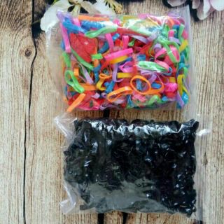 100g thun cột tóc cho mẹ và bé đủ size