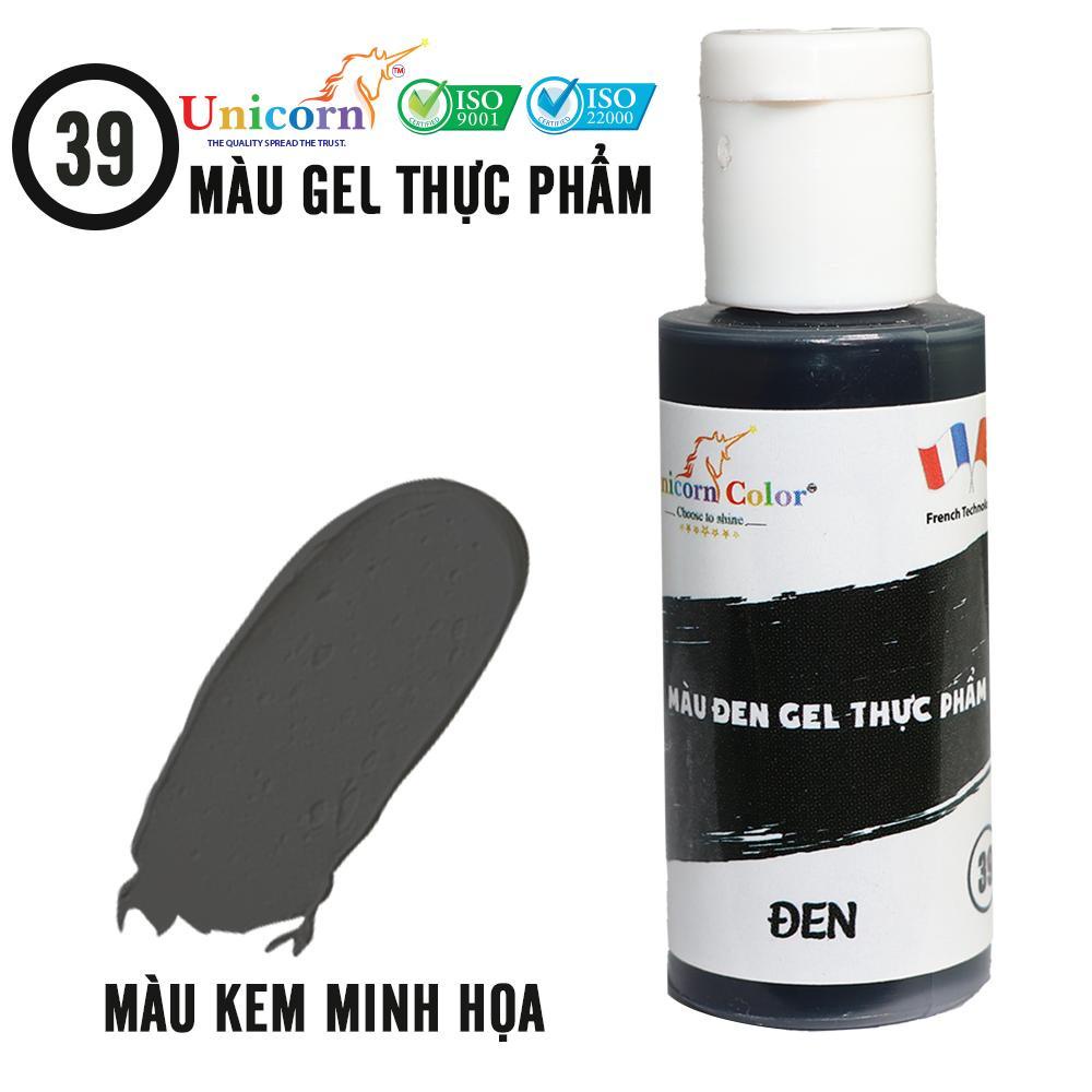 Màu Thực Phẩm Gel Đen 28g Unicorn - D39