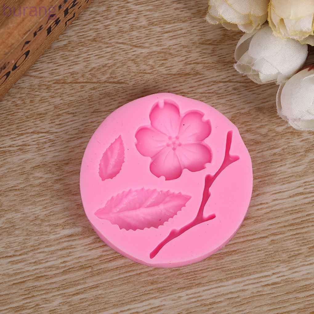 HANDMADE Khuôn Silicon Làm Bánh Đa Năng Tiện Dụng Hình Hoa Đào Xinh Xắn