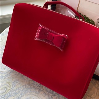 💥 Makeup bag - Case nhung đựng mỹ phẩm Estee Lauder