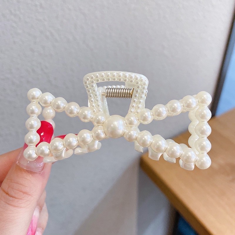Set 6 kẹp tóc ngọc nhân tạo