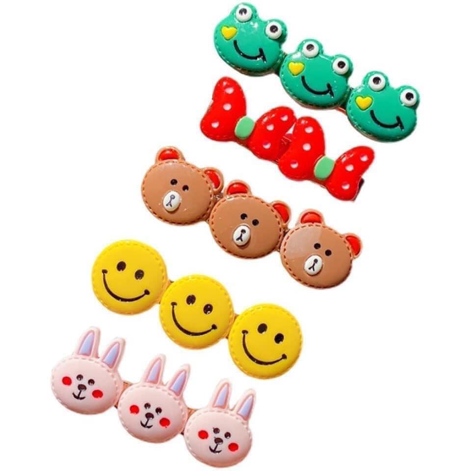 Sét 10 cặp tóc cho bé hình hoa quả trái cây ( giao ngẫu nhiên )