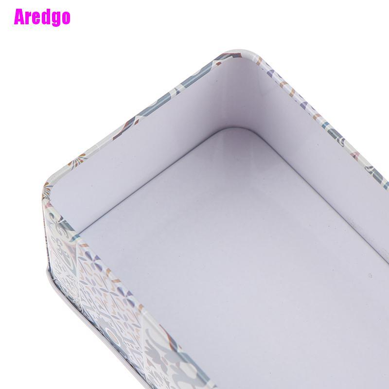 Hộp Thiếc Chữ Nhật Đựng Trang Sức 11.5x6.5x4cm
